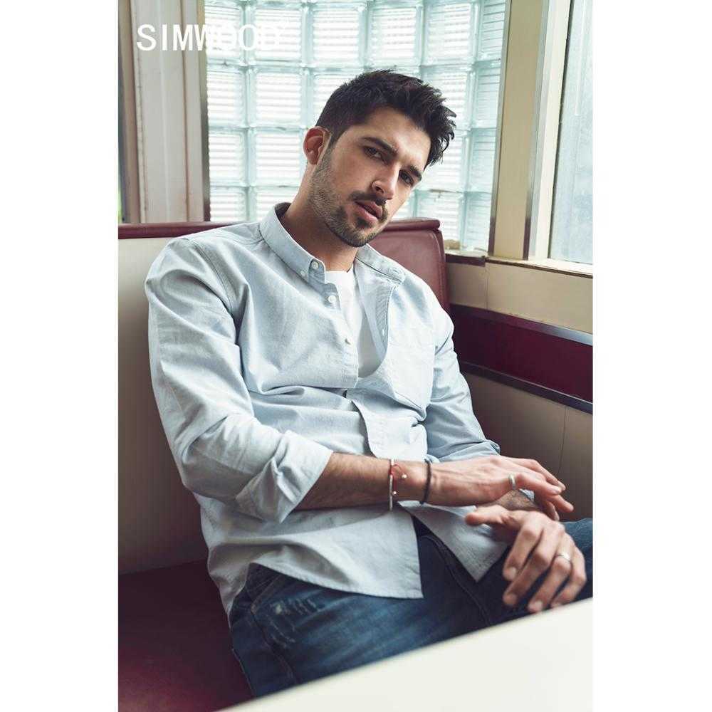 

21s/2 oxford shirts men classical casual shirt single chest pockets 100% cotton spring brand clothing SJ110377 210721, Grey