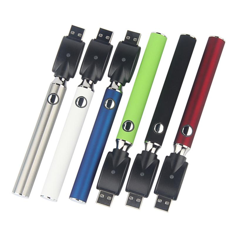 

2021 LAW Preheating VV Battery 1100mAh Variable Voltage Preheat battery with Wireless USB Charger 510 Thread Vape Pen Starter Kits