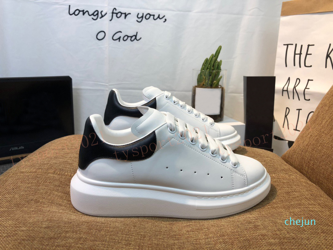 

Designer- men women casual shoes Leather white black highs classic suede leathers platform sneakers size 36-45, 13