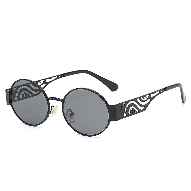 

summer woman fashion Outdoor wind Sunglasses antiglare Ladies' square cycling driving Sun glasses man beach protection metal small frame ellipse, White;black