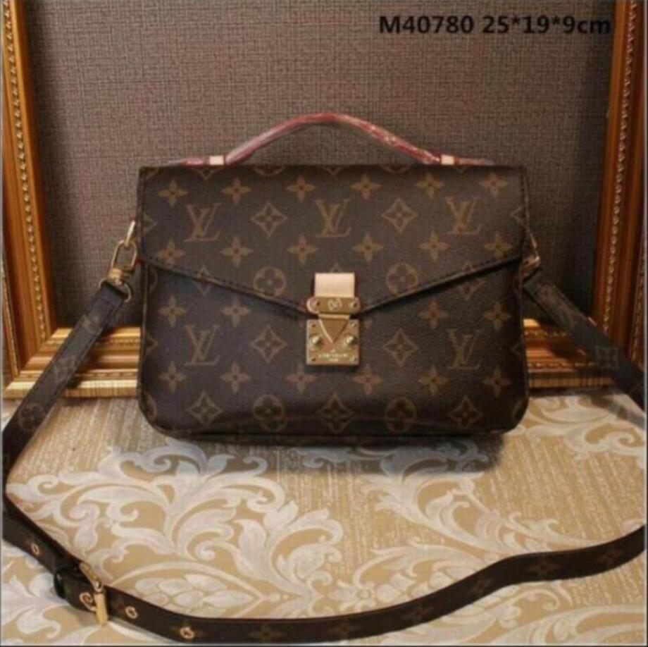 

1-2 LV LOUIS VITTON POCHETTE METIS M40780 women messenger package classic shoulder bag clutch handbag leather evening bag totes