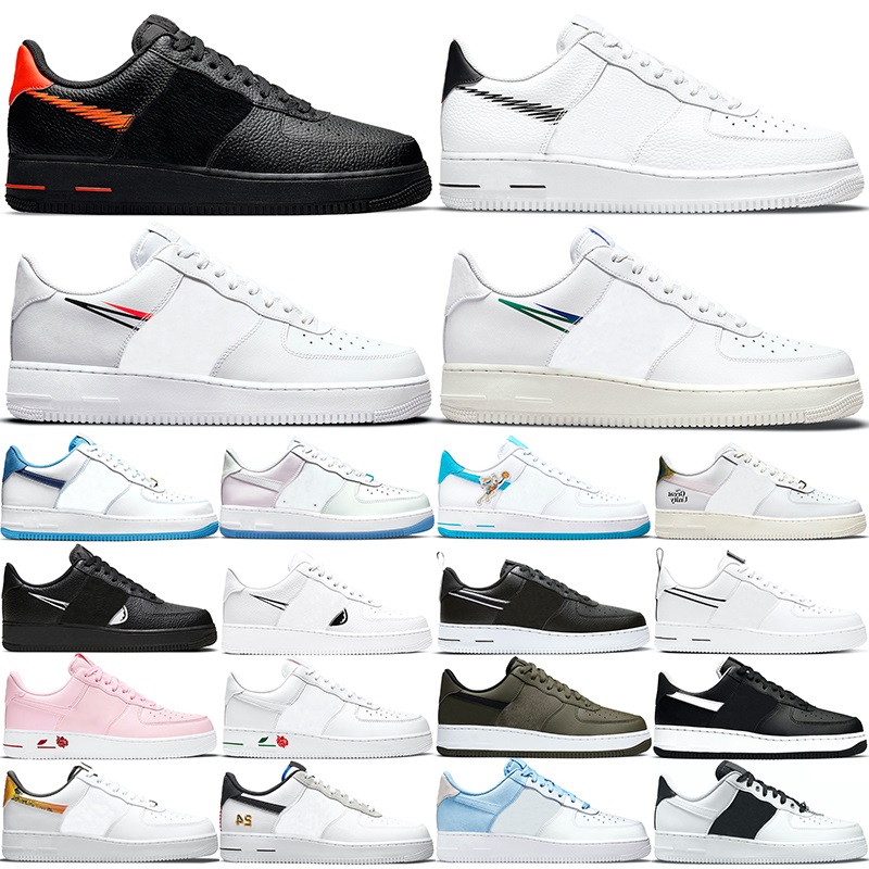 

Force One Casual Shoes AF1 Men Women Zig Zag White Black Toon Squad The Great Unity Sunlight Psychic Blue Swingman Neon Volt Mens Sneakers Jogging Walking Size 36-45, #1 zig zag white 36-45