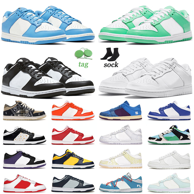 

2021 Dunk SB OG UNC Mens Womens Running Shoes Green Glow Black White Undefeated Coast Chunky Dunky Dunks Low Skate Sneakers Trainers, C12 barely green 36-40