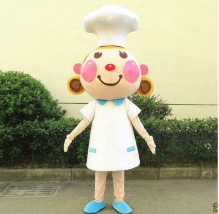 

Mascot Costumes The Cooker Girl Mascot Costume Adult Halloween Party Outfits Supermarket Advertising, Default color