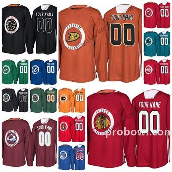 

2018 Season Practice Jersey 30-Teams all Customized 9 Taylor Hall Brent Burns Jets Rangers Flames Avalanche Blackhawks Stars kings Knights, Custom /ottawa-senators