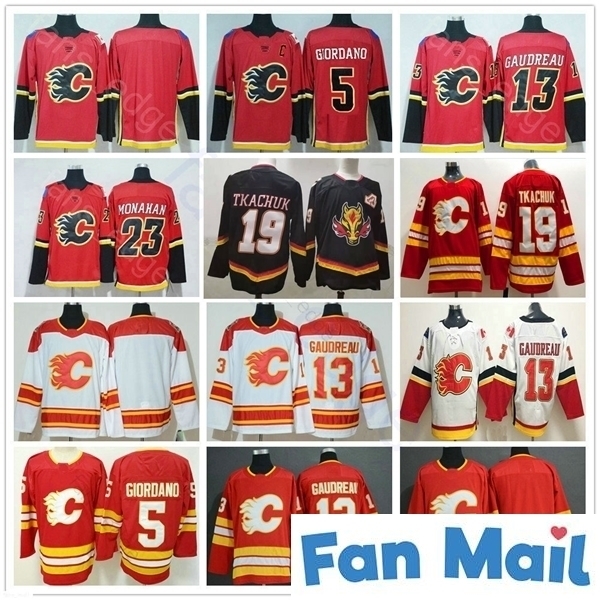 

2021 Reverse Retro Black Calgary Flames Jerseys 5 Mark Giordano 13 Johnny Gaudreau 23 Sean Monahan 19 Matthew Tkachuk Ice Hockey Jerseys, As picture men size s-xxxl
