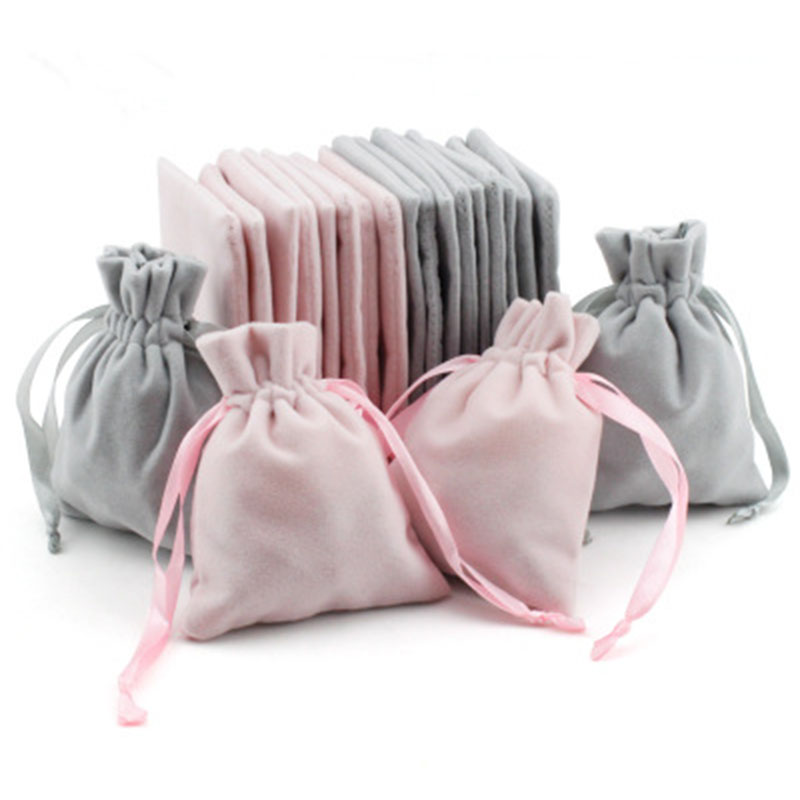 

Velvet Bag with Drawstring Treat Dust Bag For Gift Jewerly Packing Bags 8 x 10cm 122034
