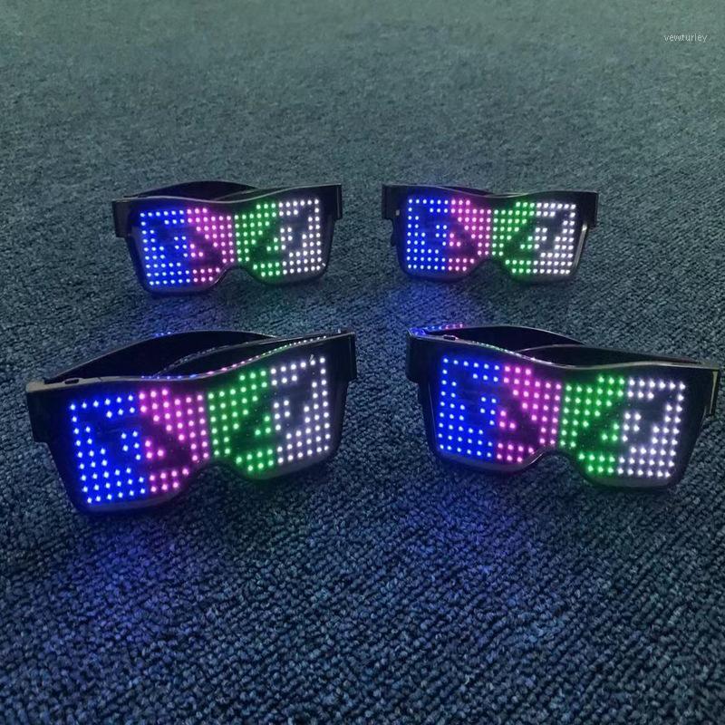 

Party Decoration Oculos Led Bluetooth Magic Glass Flashing Glasses Neon Bar 2021