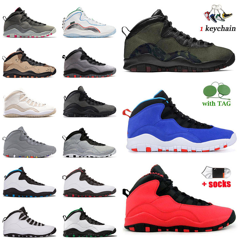 

Large Size US 13 Jumpman 10 Jordan 10s Mens Airs Basketball Shoes Tinker Racer Blue GS Fusion Red Cement Wings Seattle Cool Grey Jorden Retro Men Sneakers Shoe, D47 ovo white 40-47
