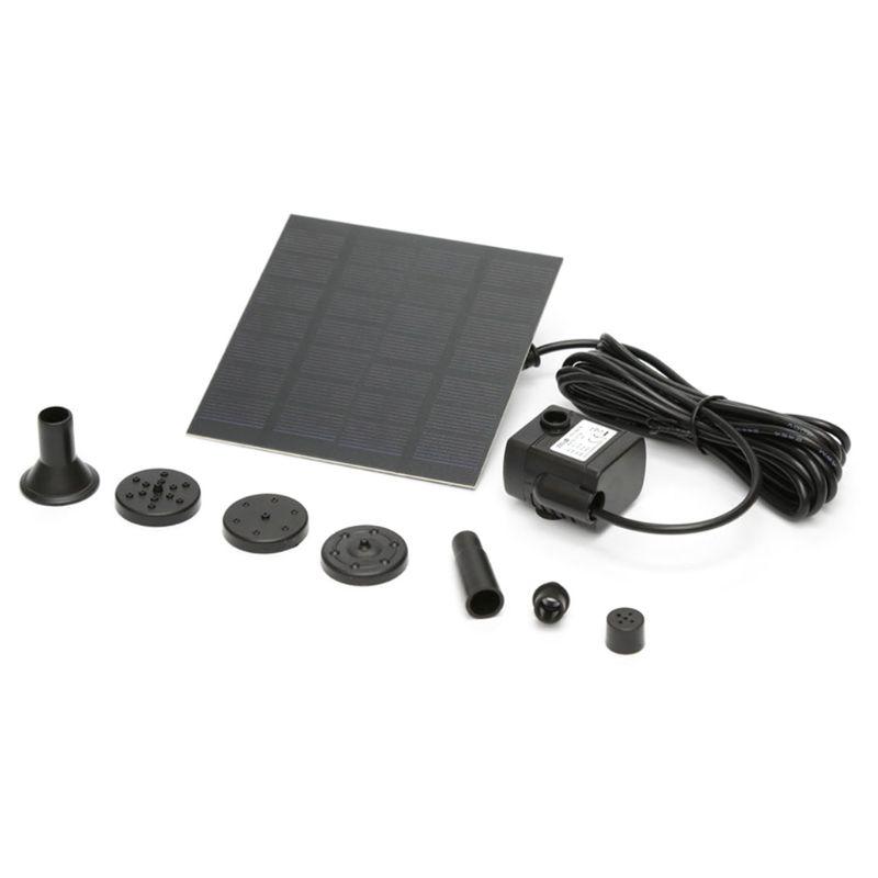 

Solar Power Floating Fountain Water Pump Brushless Motor Solar Fountain for Garden Pool Garden Decorative
