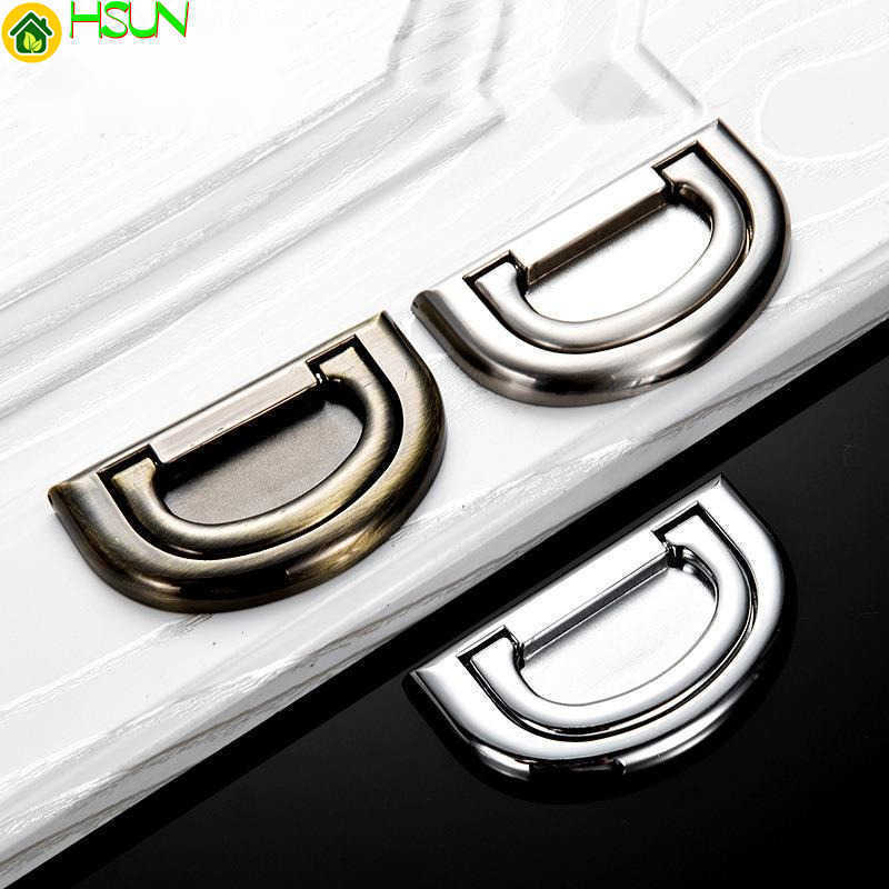 

antique handle, cabinet drawer, wine door European simple and thickened wire drawing zinc alloy handle