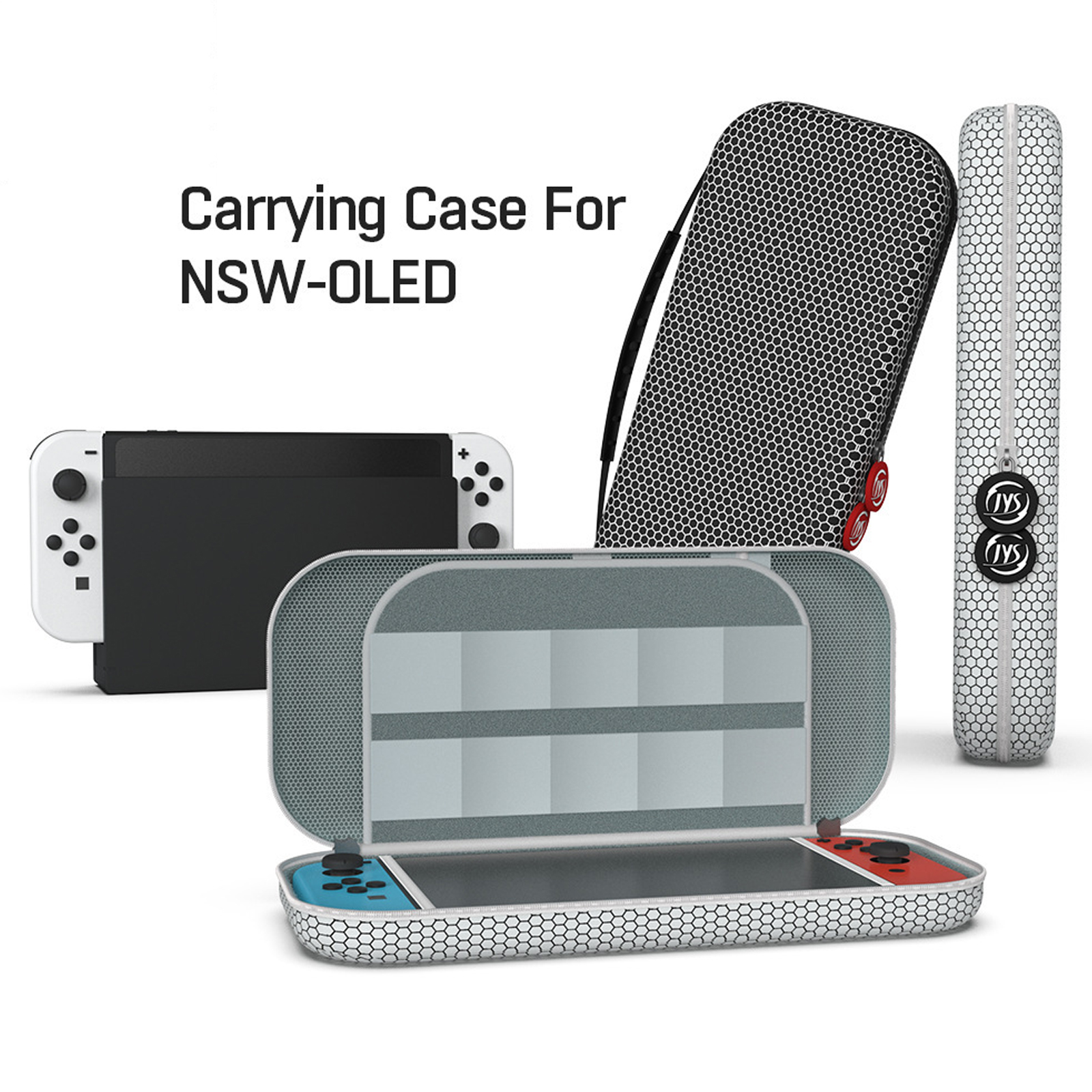 

Carrying Cases for Nintendo OLED Switch, Hard Waterproof Protective Portable Lightweight Travel Case