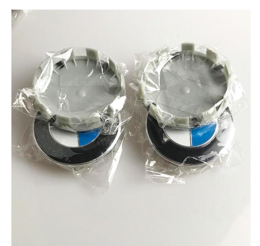 

20pcs 68mm ForBM-W Wheel Hub Cap Blue White Black M Style Car Center Covers Caps 36136783536