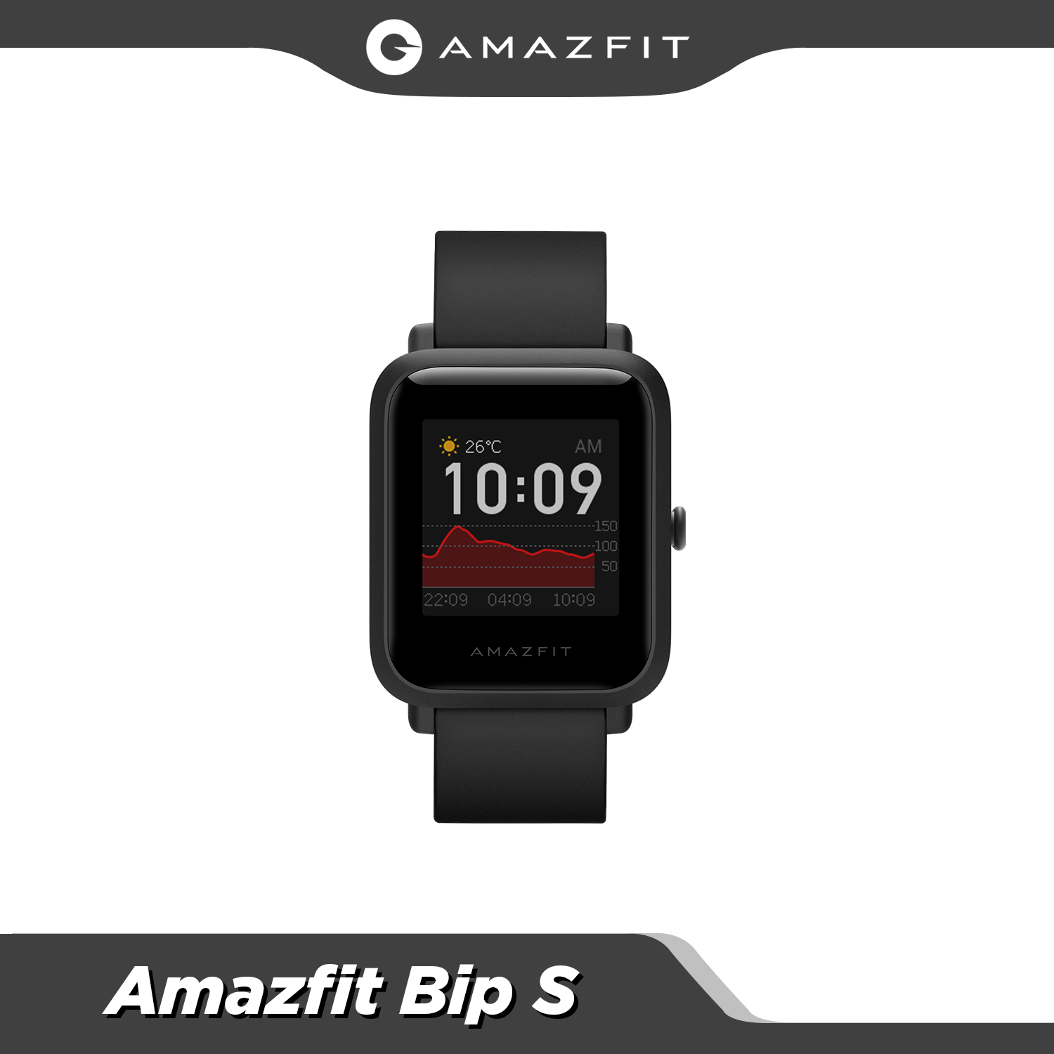 

In stock Amazfit Bip S Global Version Smartwatch 5ATM GPS GLONASS Smart Watch for android iOS Phoneg, White