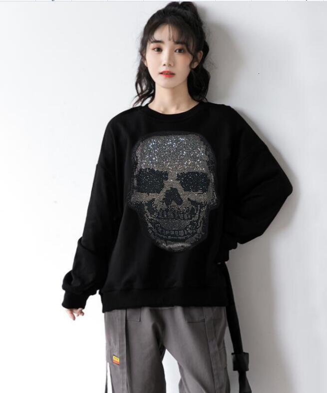 

Young Diamond Stone Hoodies 2021 New Collage Girls Plus Size Winter Sweatshirt Women Oversized 3xl 3vlj, White