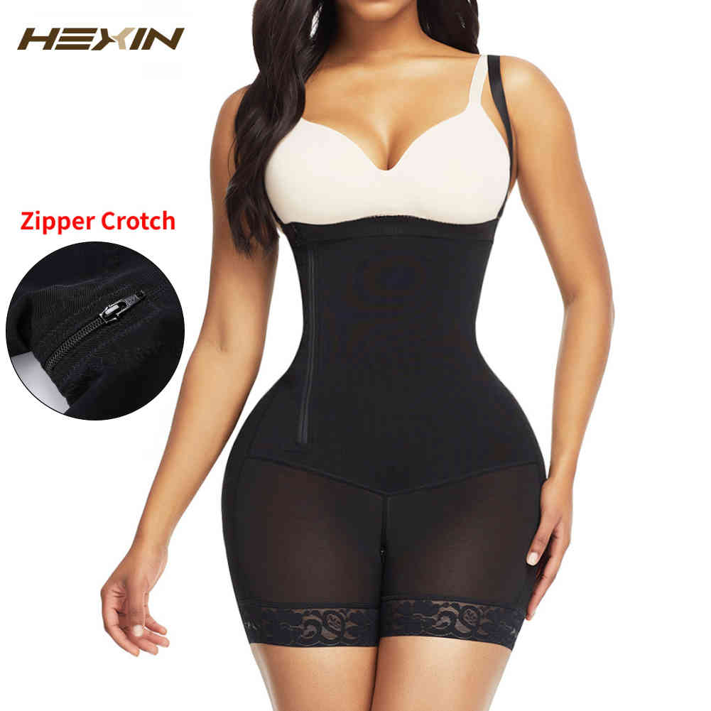

Fajas Colombianas Waist Trainer Body Shapewear Women Binders Shapers Modeling Strap Push Up Butt Lifter Slimming Underwear, Nude
