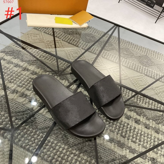 

HOT MULE WATERFRONT Men Slide Sandals Shoes Top quality Slide Summer Fashion Wide Flat Slippery Thick Sandals Slipper Flip Flops 38-45, #2