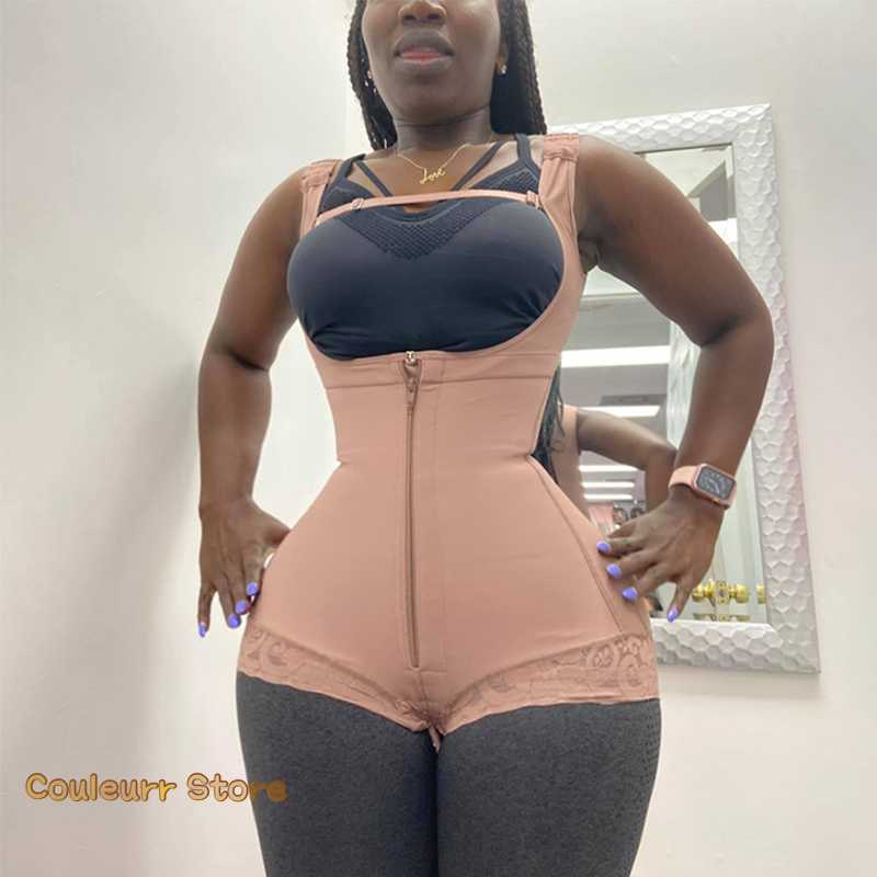 

Women' Shapers Fajas Colombiana Women Double Compression Garment Adjustable Straps Achieve An Hourglass Figure Tummy Control Body Shaper Sh, Beige