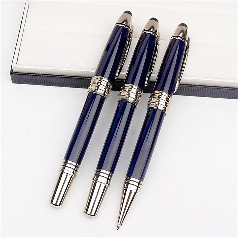 

Limited Edition John F Kennedy Ballpoint/Rollerball/Fountain pen Dark Blue Metal stationery office school supplies with Serial Number High quality