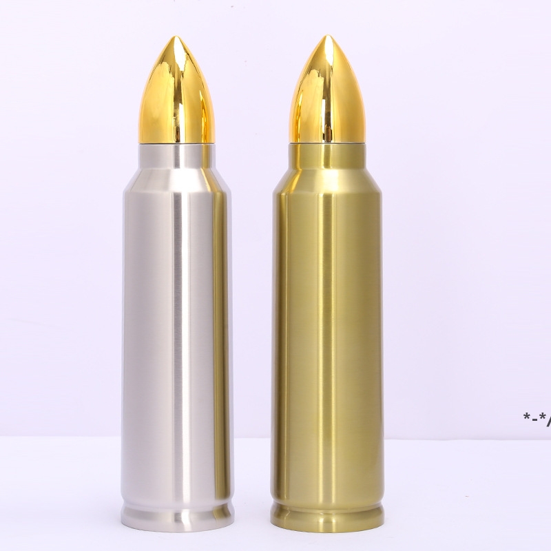 

NEW17oz 34oz Sublimation Tumbler Blanks White Bullet Bottle Stainless Steel Travel Mugs Customized Double Insulated Bottles by sea GWB11218, Stainless steel color