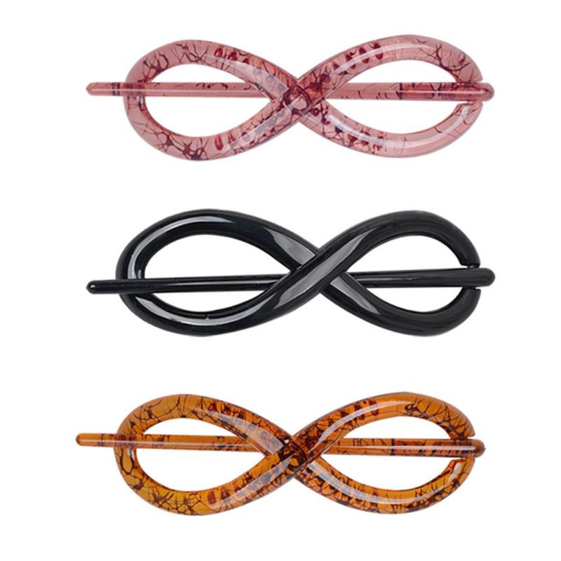 

Hair Clips & Barrettes JUCHAO Resin Spray Painting Hairpins Girl Banana Clip Style For Elegant Female 8 Shape Accessories, Golden;silver