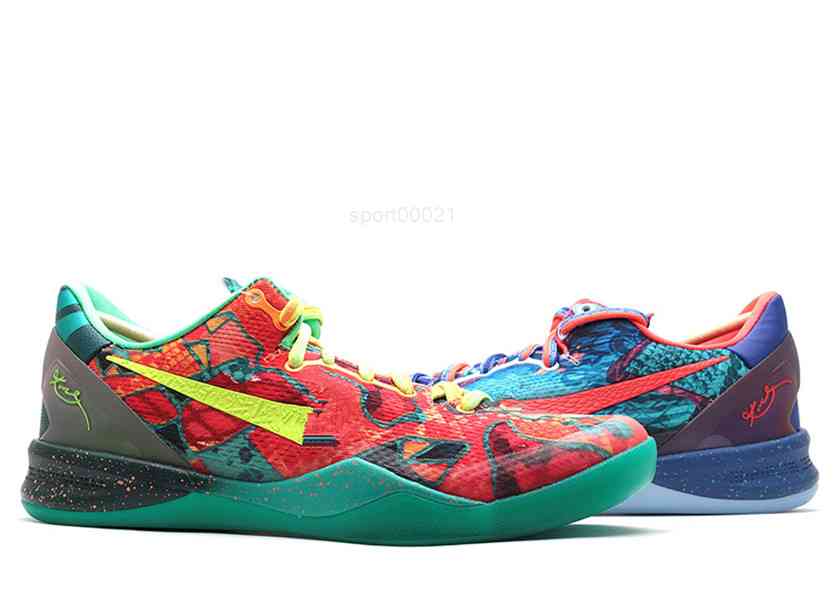 

8 WTK Mamba Sulfur Electric Easter Sneakers Shoes Discount christmas Shoe With box Size 7-12