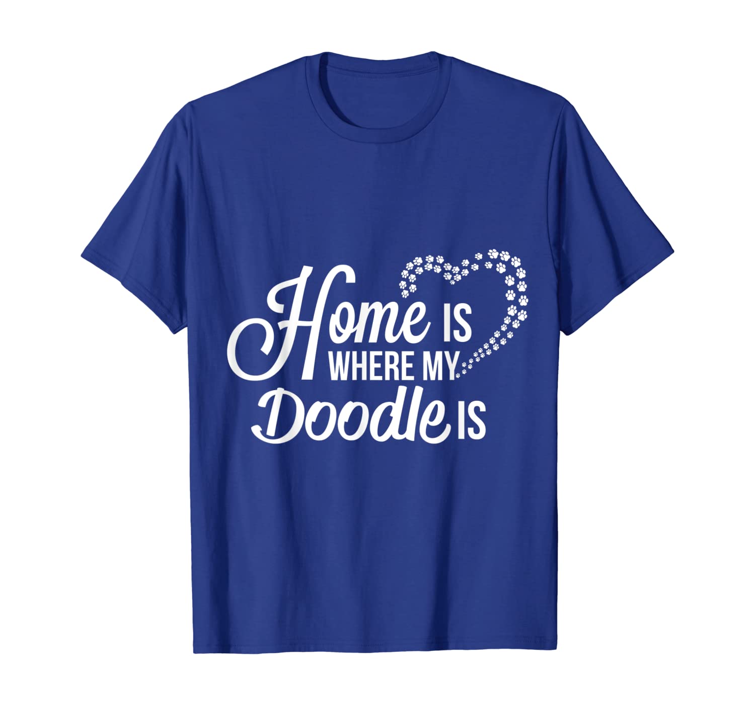 

Home Is Where My Doodle Is, White;black