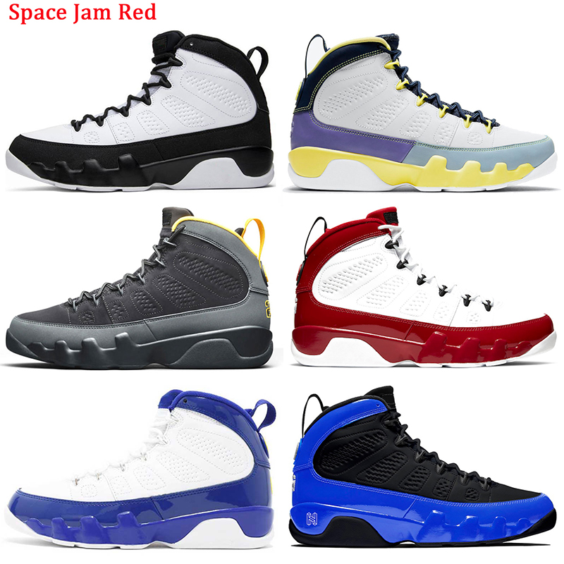 

2021 Basketball Shoes Change The World University Gold Oregon Jumpman 9 9s UNC Jam Red PE Race Blue Fashion Shoes Men Trainers Sneakers, #15 unc 40-47