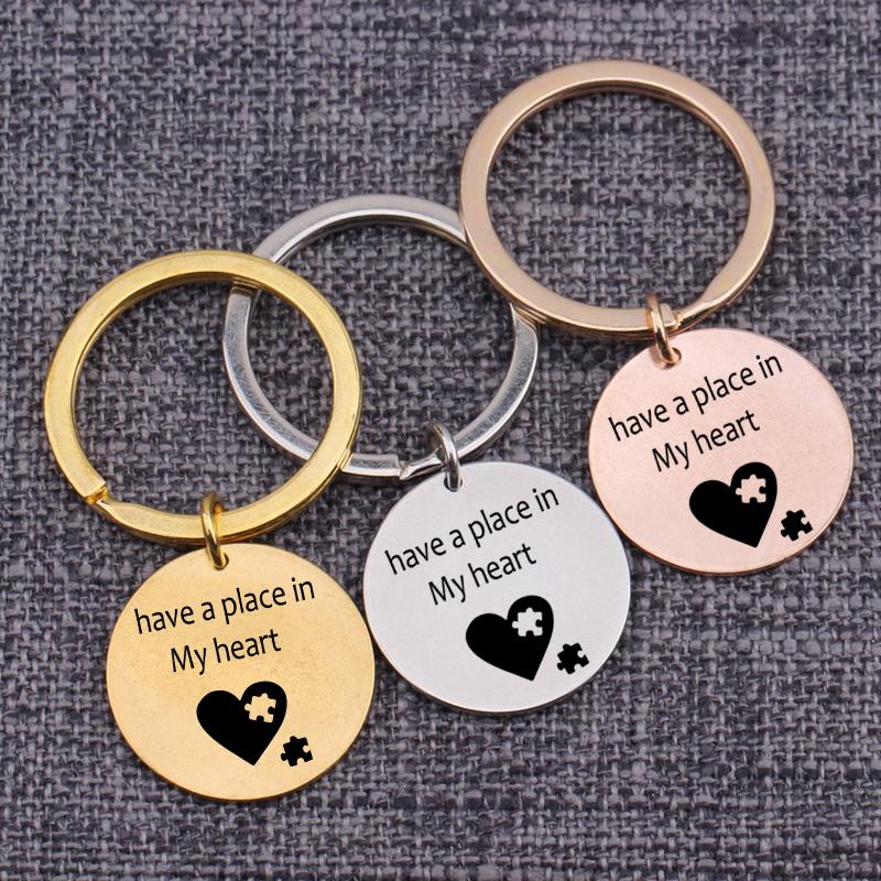 

Keychains Have A Place In My Heart Proper Price Engraved Keychain Key Ring Gifts For Couple Lovers Girlfriend Apology Gift Bag Charm