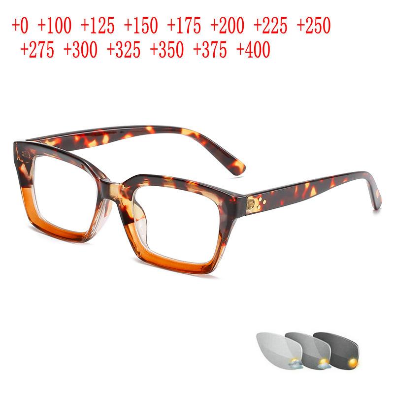 

Sunglasses Vintage Progressive Multifocal Reading Glasses Women Men Transitional Pochromic Sun Hyperopia +200 -NX