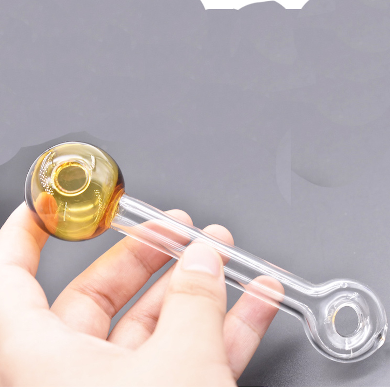 

Mix design Smoking Pipe Glass Oil Burner Pipes 12cm mini Handcraft Pyrex Glass Oil Burner Pipe Mini Smoking Hand Pipes