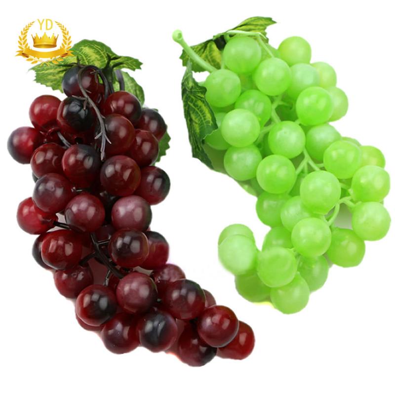 

Party Decoration 1Pc Artificial Fruit Grapes Plastic Fake Decorative Lifelike Home Wedding Garden Decor
