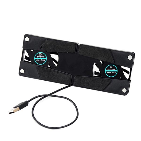 

Laptop Cooling Pads Marsnaska High Quality Rotatable USB Fan Notebook PC 2 Fans Cooler Pad Computer Peripherals Black