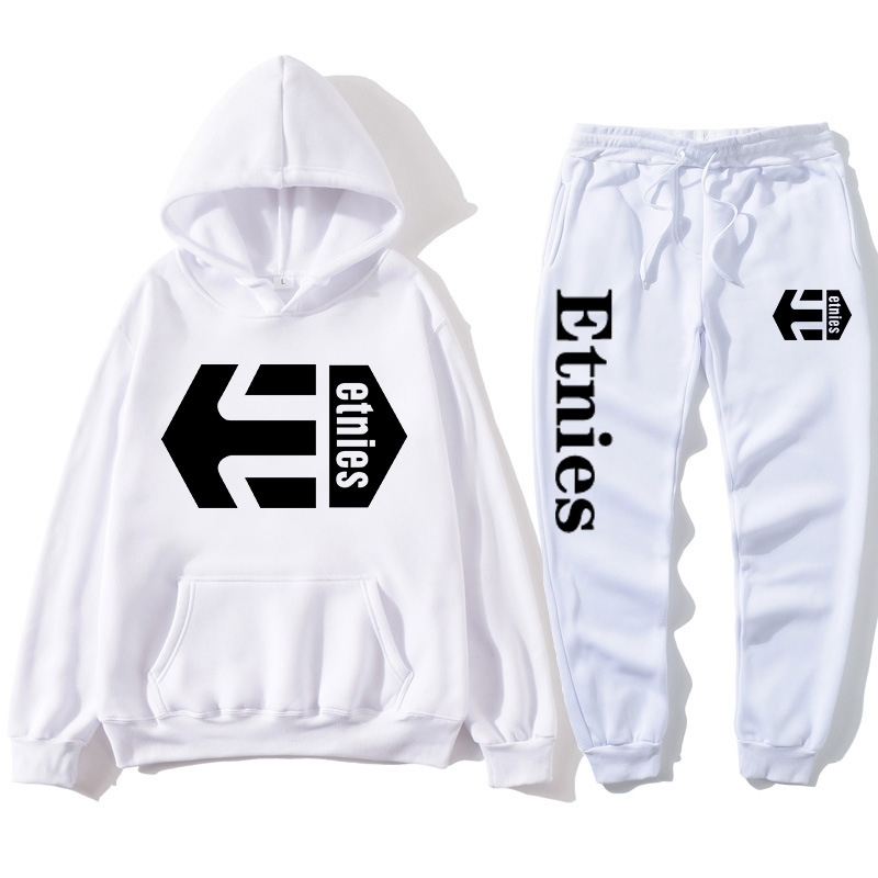 

Fashion fashion brand fleece sweater loose large outdoor sports Hoodie casual men's suit, Gray