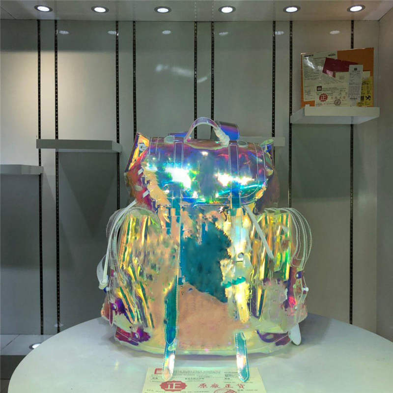 

Designer Luxury New PRISM CHRISTOPHER GM BACKPACK M44766 Limited Edition Prism PVC GM Backpack Size: 44x49x22CM