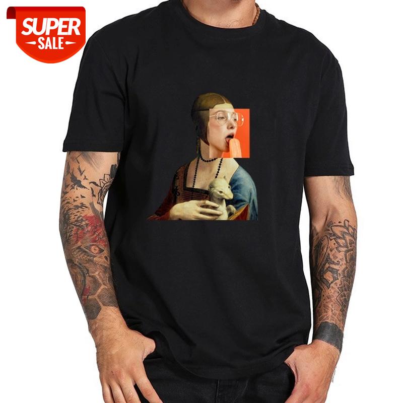 

Spoof Personality Fashion Tshirt 2020 Summer Harajuku Aesthetics Short Sleeve Cotton Tops Men Women T-shirt Unisex Streetwear #Vu0x, White;black