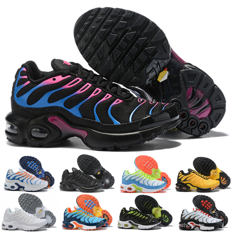 

Athletic Outdoor Shoes Children kids Boy& Girl Toddler Youth Trainer Cushion Surface Breathable Sports top quality sneakers, Black