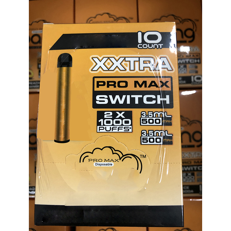 

Bang XXL Pro Max Switch Disposable Device Kit Vape 2 IN 1 6ml Pods 2000 Puffs 1100mAh Battery XXtra Double Pen For PUFF FLEX Ezzy Super