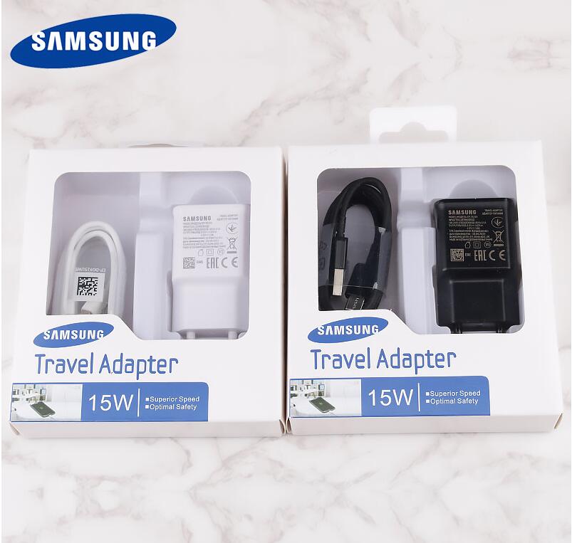 

100pcs/lot Samsung Galaxy Fast Charger USB Power Adapter 9V1.67A Quick Charge Type C Cable line for Galaxy S10 S8 S9 Plus Note 10 9 8 Plus