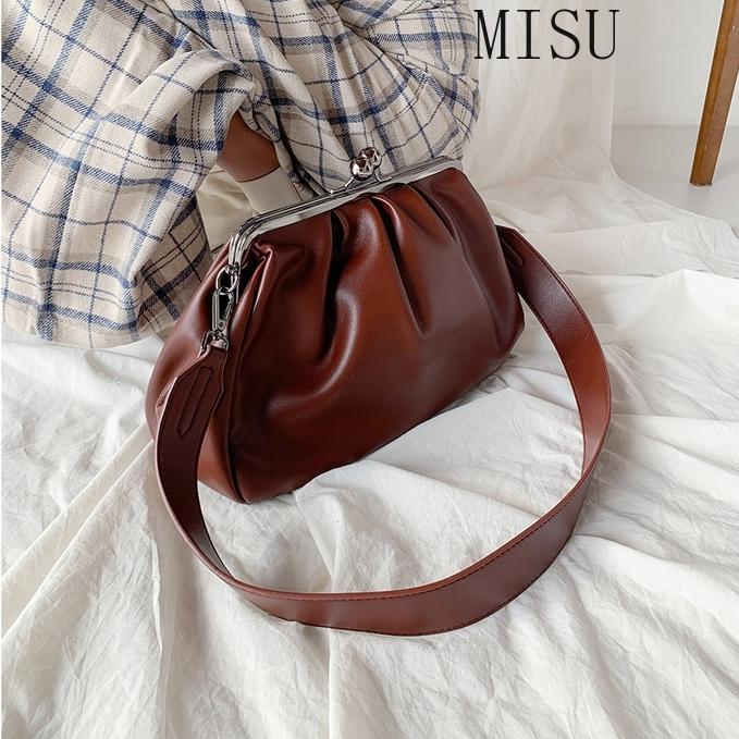 

Cross Body Vintage Women Shoulder Bags Kiss Lock Shell Crossbody Fow Female Pu Leather Handbags Phone Purse Bolsas, Black