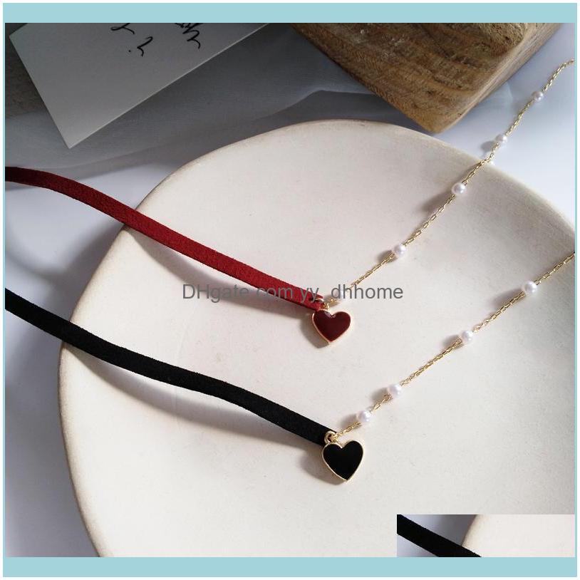 

& Pendants Jewelrysimple And Versatile Asymmetric Chain Type Necklaces Aesthetic White Collarbone Creativity Student Necklace Chains Drop De