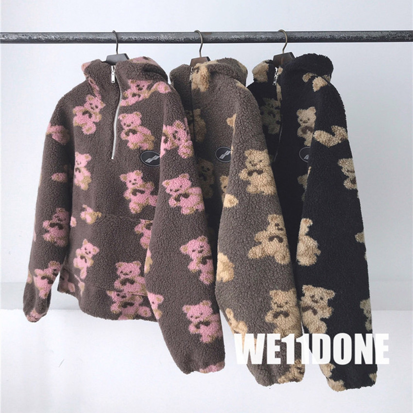 

2021 New Winter Lamb Wool Bear We11done Er Jacket Parkas Men Women Well Done Coats Outerwear Clothes Qu7a