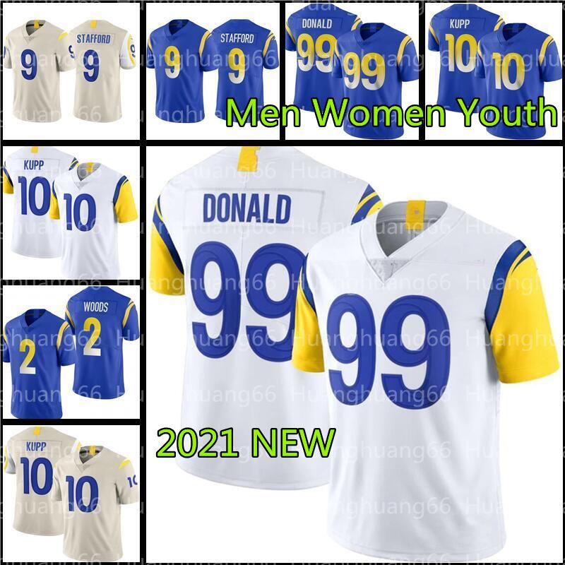 

9 Matthew Stafford 99 Aaron Donald Jerseys Football 10 Cooper Kupp 5 Jalen Ramsey 2 Robert Woods DeSean Jackson Sebastian Joseph-Day men women youth, As