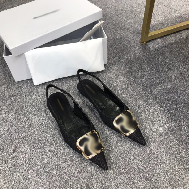 

2021 Good Quality Fashion Women Luxurys Designers Shoes Designer Sandals Womens Luxury High Heels Sandal Dress Shoess With Box Size 35-41 -B532, Black