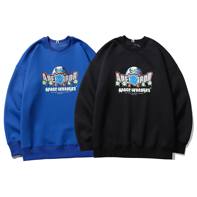 

2021 New 20ss Korea Hip Hop Adhesive Ader Oversize Thick Men Women Cosmic Monster Sweatshirts Hoodie Vwdg