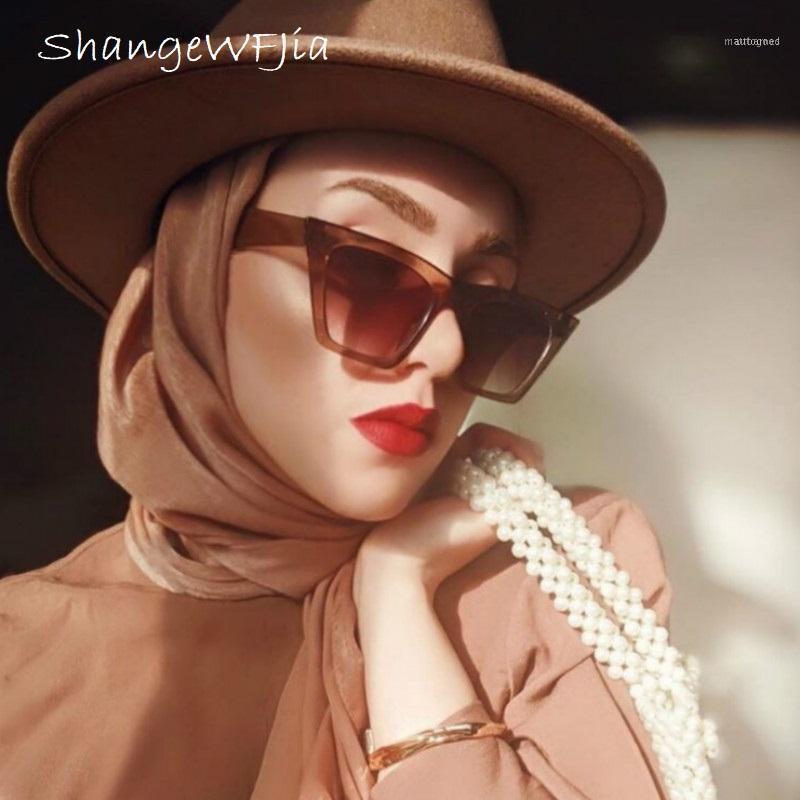 

Sunglasses Fashion Women 2021 Brand Designer Grace Vintage Sun Glasses UV400 Big Frame Eyewear1