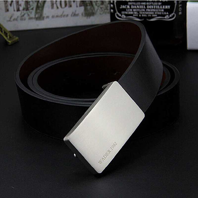 

2021 New Fashion Men's Cowhide Banquet Male Suit Real Genuine Leather Belt Business Casual Style Man Strap Black Brown 78pj