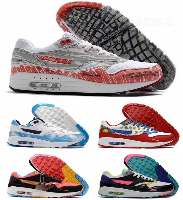 

87 Men For maxes 1 Women Designer Sports Men Trainer Shoe Light Bone Royal operation Zapatillas EUR 36-45