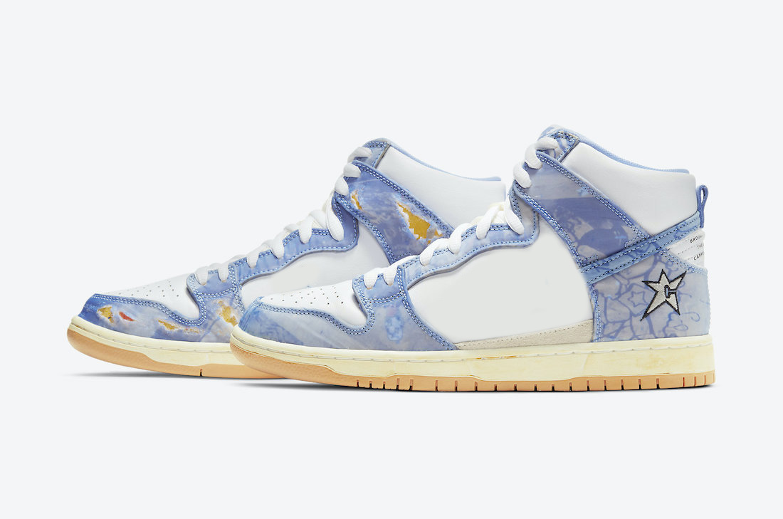 

2021 Release Authentic Carpet Company Dunk High SB Royal Pulse White Dark Sulfur Coconut Milk Men Women Sports Shoes Sneakers With box, Blue