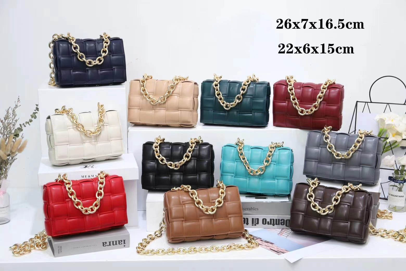 

2021 hot warm new fashion luxury designer women's handbag woven bag shoulder strap leather high quality, Free dust bag / free delivery